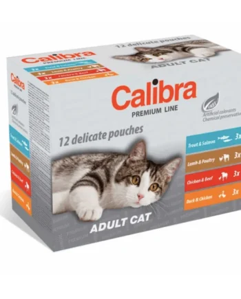 Calibra Cat premium adult multipack gatos 12x100 g