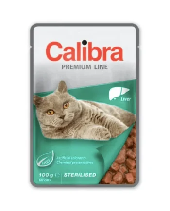 Calibra Cat sterilised hígado premium line 100 g gatos