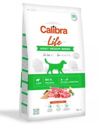 Calibra CORDERO Dog Life perro adulto raza MEDIANA