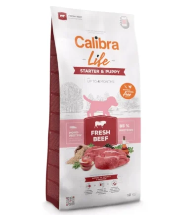 Calibra dog life Starter y Puppy Ternera fresca cachorros