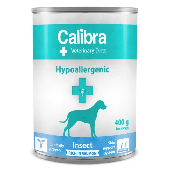 Calibra Hypoallergenic Salmón Insectos perros 6X400 g