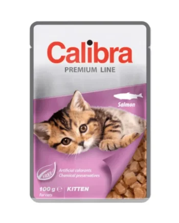 Calibra kitten premium line pouch salmón 100 g gatitos