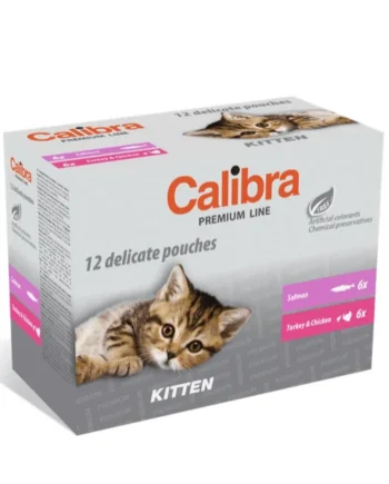 Calibra kitten premium line pouches multipack 12x100 g gatitos