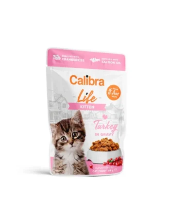 Calibra Life Gato Kitten Pavo en Salsa