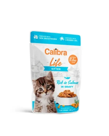 Calibra Life Gato Kitten Salmón en Salsa