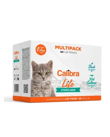 Calibra Life Gato Sterilised Multipack en Salsa