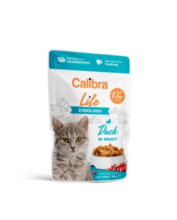 Calibra Life Gato Sterilised Pato en Salsa