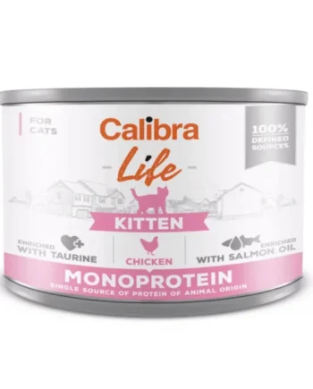 Calibra Life KITTEN POLLO gatitos 6x200g