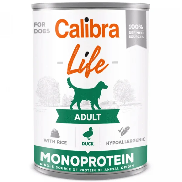 Calibra Life PATO con ARROZ perros 6x400g