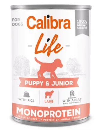 Calibra Life PUPPY CORDERO perros cachorros 6x400g