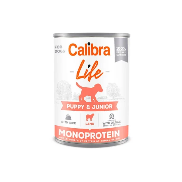 Calibra Life Puppy Junior Cordero y Arroz Lata