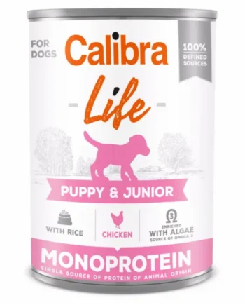 Calibra Life PUPPY POLLO perros cachorros 6x400g
