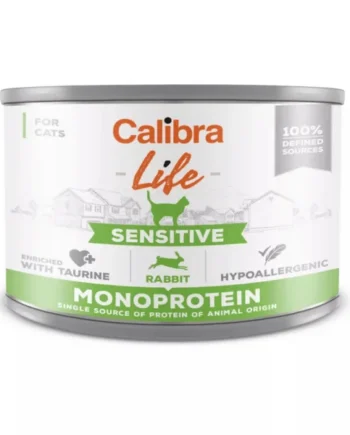 Calibra Life Sensitive CONEJO gatos 6x200g