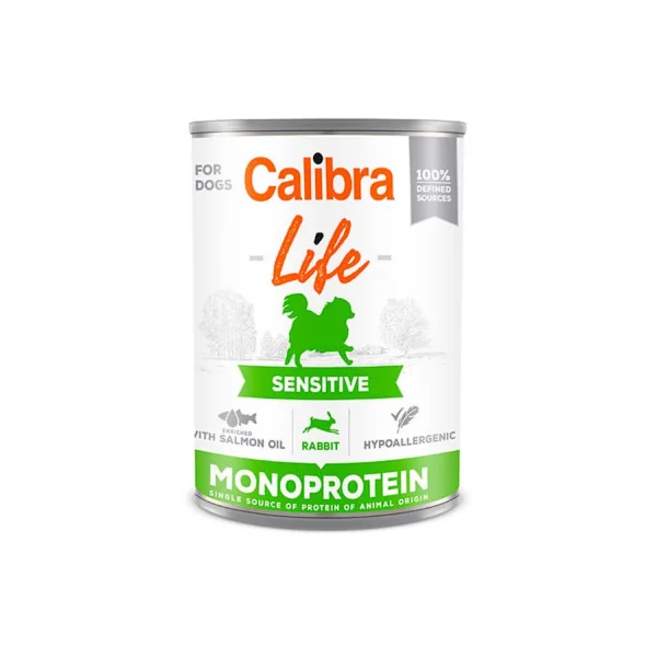 Calibra Life Sensitive Conejo Monoprotein Lata