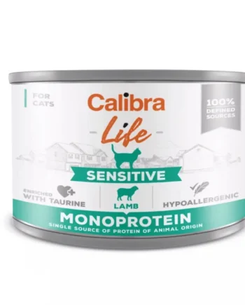 Calibra Life Sensitive CORDERO gatos 6x200g
