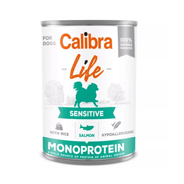 Calibra LIFE sensitive SALMÓN Y ARROZ perros 6x400g