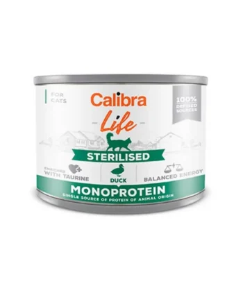 Calibra Life Sterilised Pato Monoprotein Gato