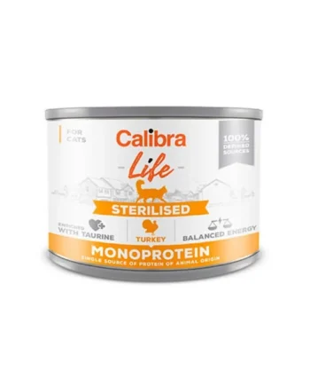 Calibra Life Sterilised Pavo Monoprotein Gato