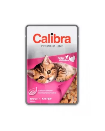 Calibra Premium Line Kitten Pavo y Pollo Sobres