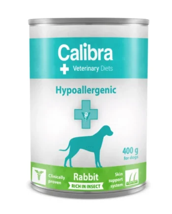 Calibra Vet Diet Dog Hypoallergenic Conejo Insectos 6X400 g