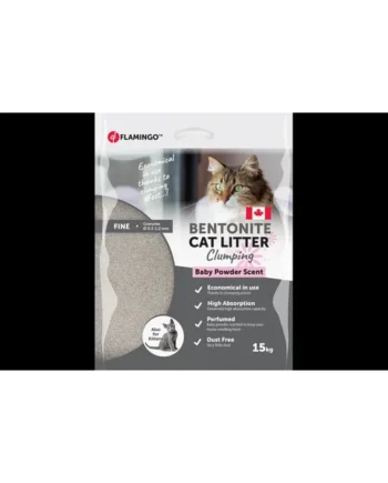 Calidad incomparable: el impecable Flamingo Arena De Gato Bentonita Extra Absorbente disponible en Productos Para Gatos España.