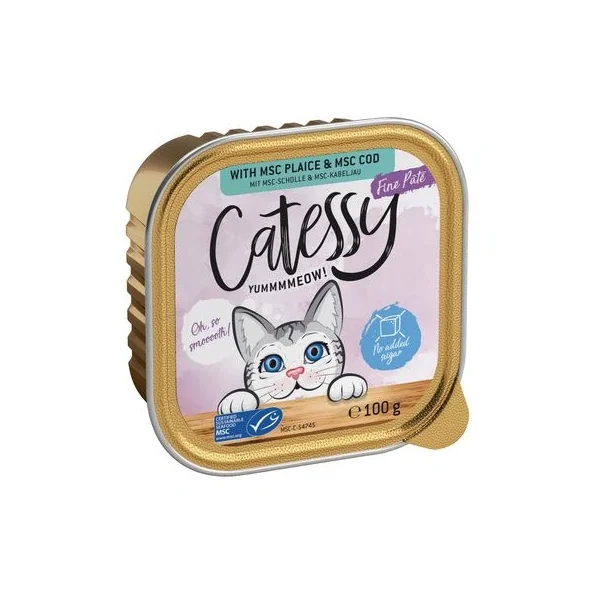 Calidad inmaculada garantizada por Productos Para Gatos en Catessy En Tarrinas 64 X 100 G - Pack Mixto.