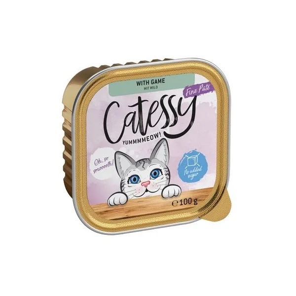 Calidad inmaculada garantizada por Productos Para Gatos en Catessy En Tarrinas 64 X 100 G - Pack Mixto.