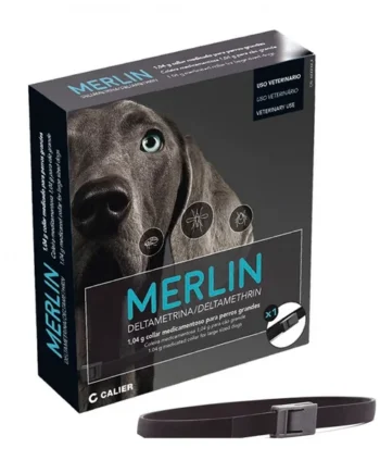 Calier Merlin Collar Antiparasitario para Perros Grandes (1,04g)