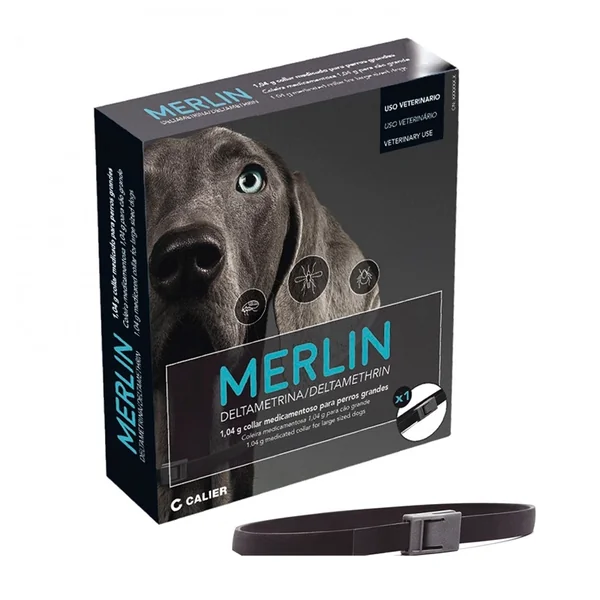 Calier Merlin Collar Antiparasitario para Perros Grandes (1,04g)