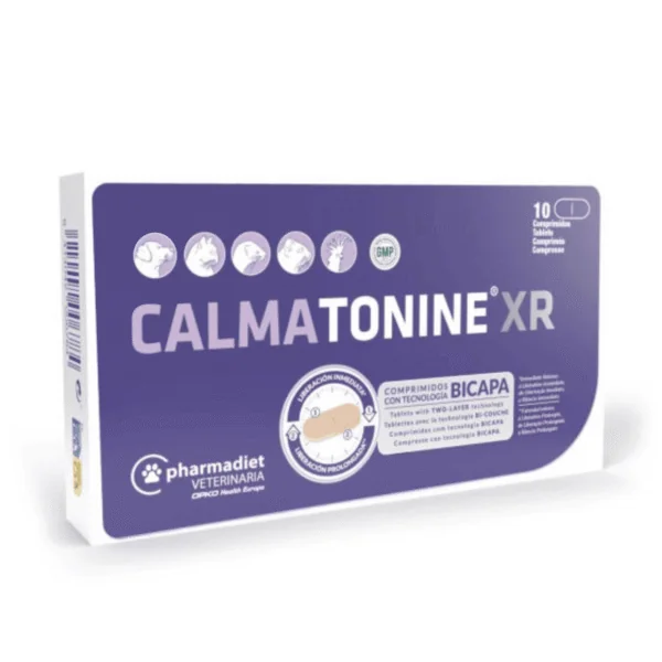 Calmatonine XR Bicapa tranquilizante perros gatos comprimidos