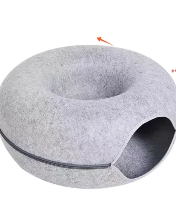Cama Tunel Grande Para Gato 60x30cm.