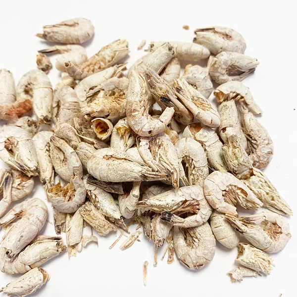 Camarones liofilizados