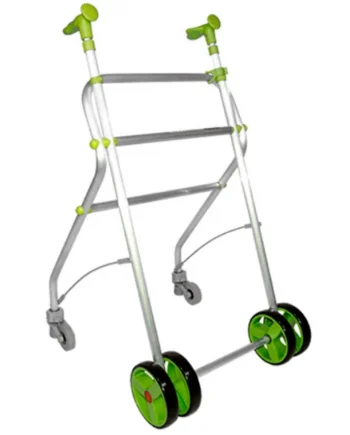 Caminador para Adulto Plegable Regulable y Frenos a Presión