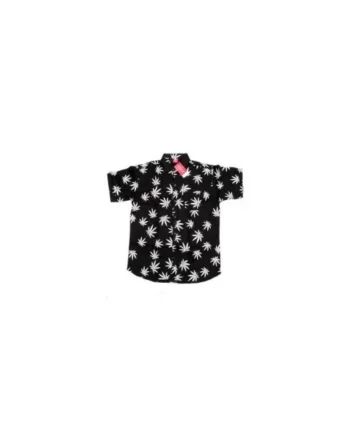 Camisa hojas de marihuana grandes