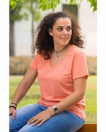 Camisetas cuello pico mujer antimosquitos