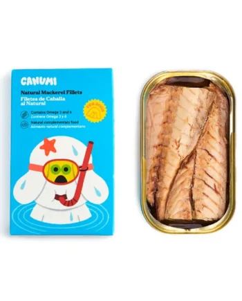 Canumi Filetes de Caballa al Natural – Conservas para perros