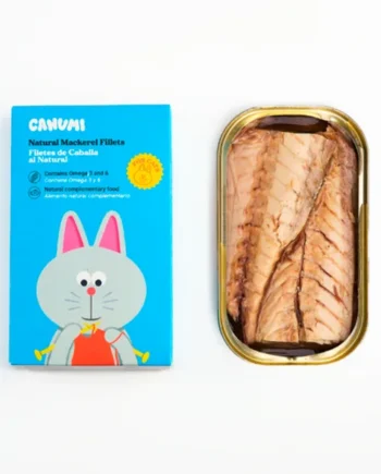 Canumi Filetes de Caballa del Sur al Natural para Gatos