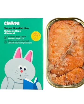 Canumi Hígado de Rape al Natural 125grs-Conservas Para Gatos