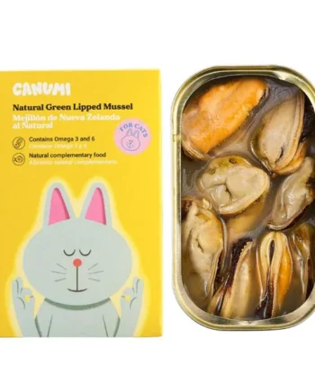 CANUMI Mejillón de Labio Verde 120g – Conservas Para Gatos