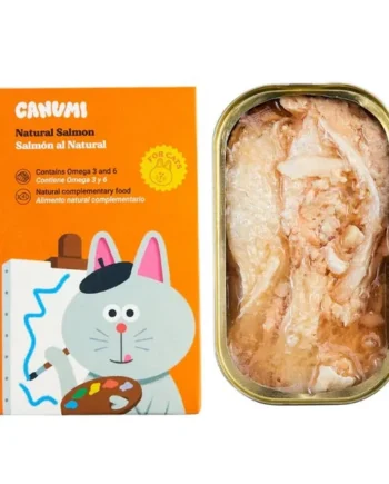 Canumi Salmón 120g para gatos | Conserva Natural para Gatos