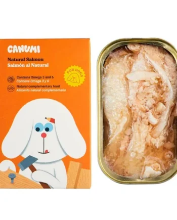 CANUMI Salmón 125g – Conservas para Perros