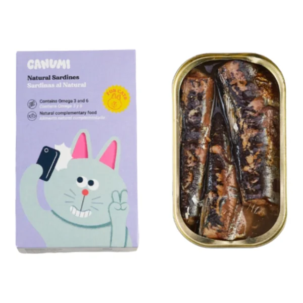 Canumi Sardina al Natural para Gatos — Alimento Complementario