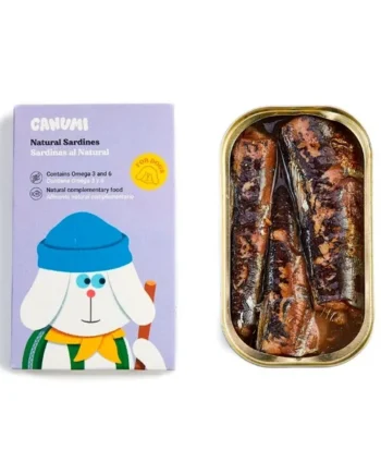 Canumi Sardinas al natural para perros | Conserva Natural para Perros