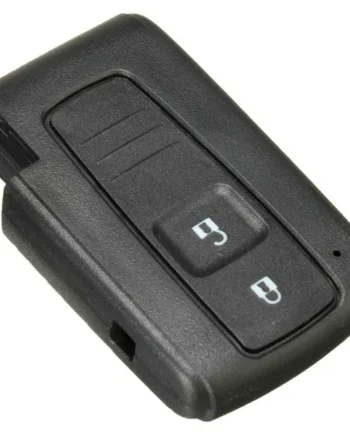 Carcasa Mando Llave Coche 2 Botones Negro