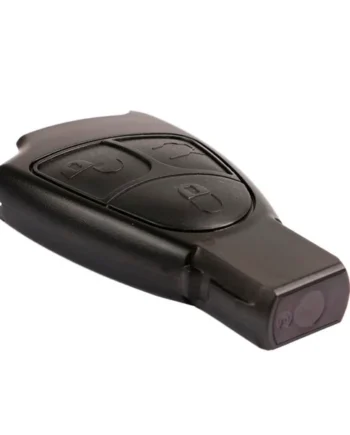 Carcasa Mando Llave De Coche 3 Botones Compatible Con Mercedes Negro