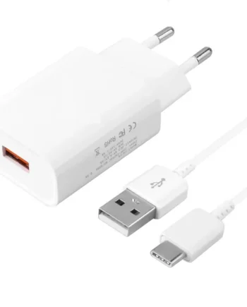 Cargador USB-C 1A 5V 1 M Blanco