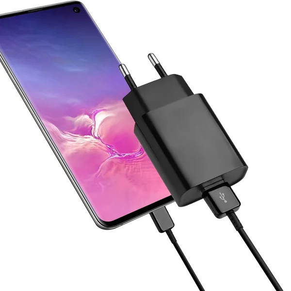 Cargador USB-C 1A 5V 1 M Negro