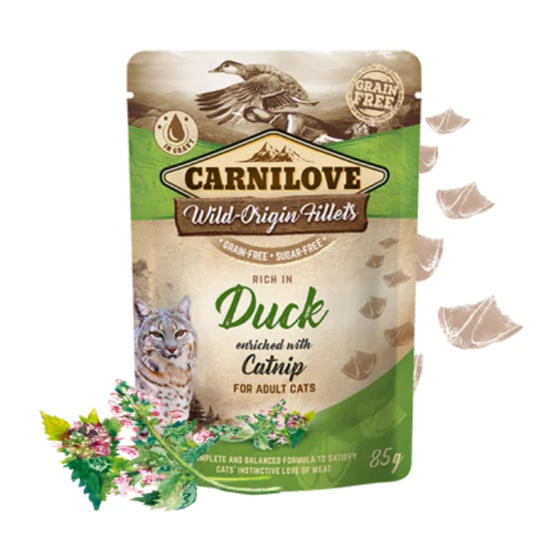 Carnilove - Con Pato y Hierba Gatera 85g