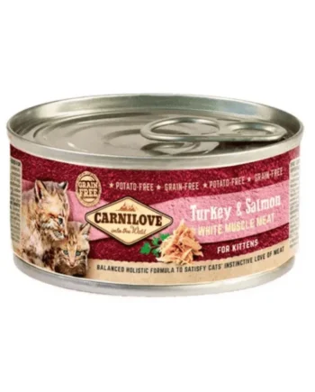 Carnilove gatitos pavo salmón lata 12x100 g