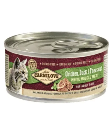 Carnilove gato pollo pato faisán lata 12x100 g